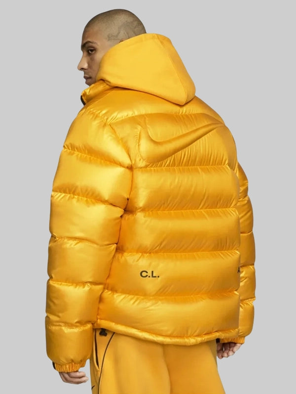nike nocta jacket Yellow puffer
