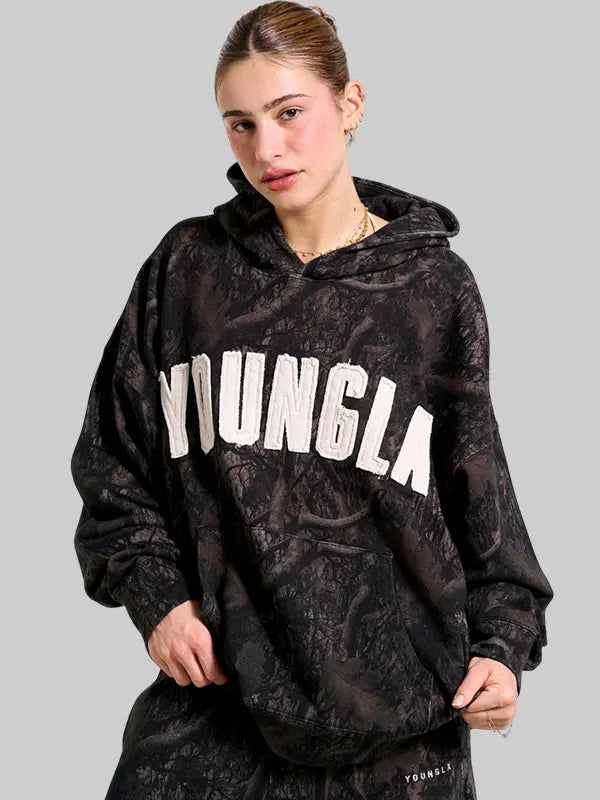 youngla Camo Hoodie 
