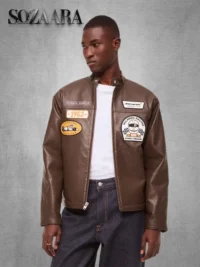 Abercrombie-McLaren-Brown-Leather-Racer-Jacket.webp