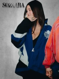 Hailey-Bieber-Starter-Toronto-Maple-Leafs-Jacket.webp