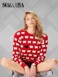 Princess-Diana-Red-Sheep-Sweater​-Womens.webp